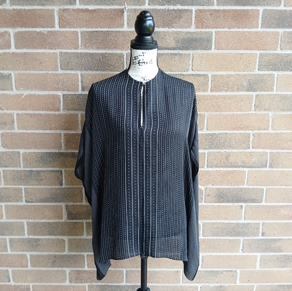 Vince Silk Tunic Blouse Top - Picture 1 of 7